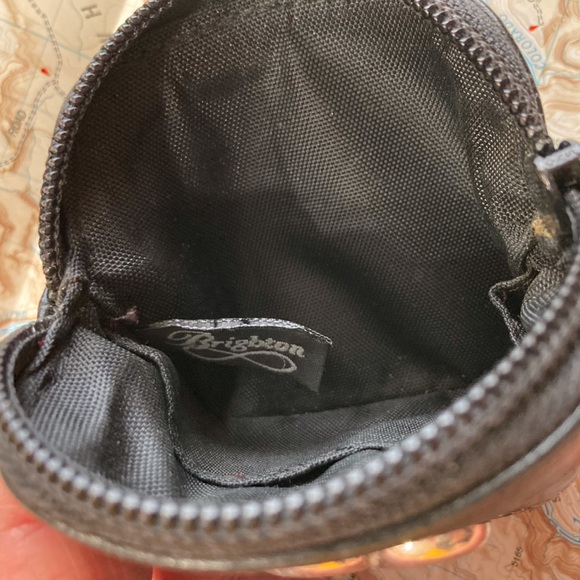 Brighton Classic Leather Coin Purse in Black - Picture 3 of 3